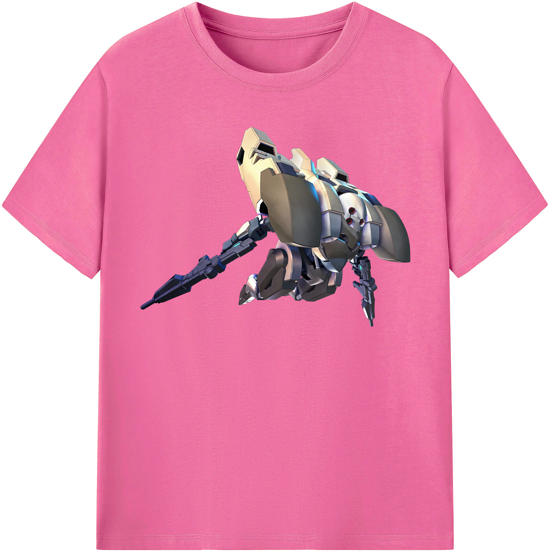 （画像用） 機動戦士ガンダム Mobile Suit Gundam レディースカジュアルプリントTシャツ（綿100％）